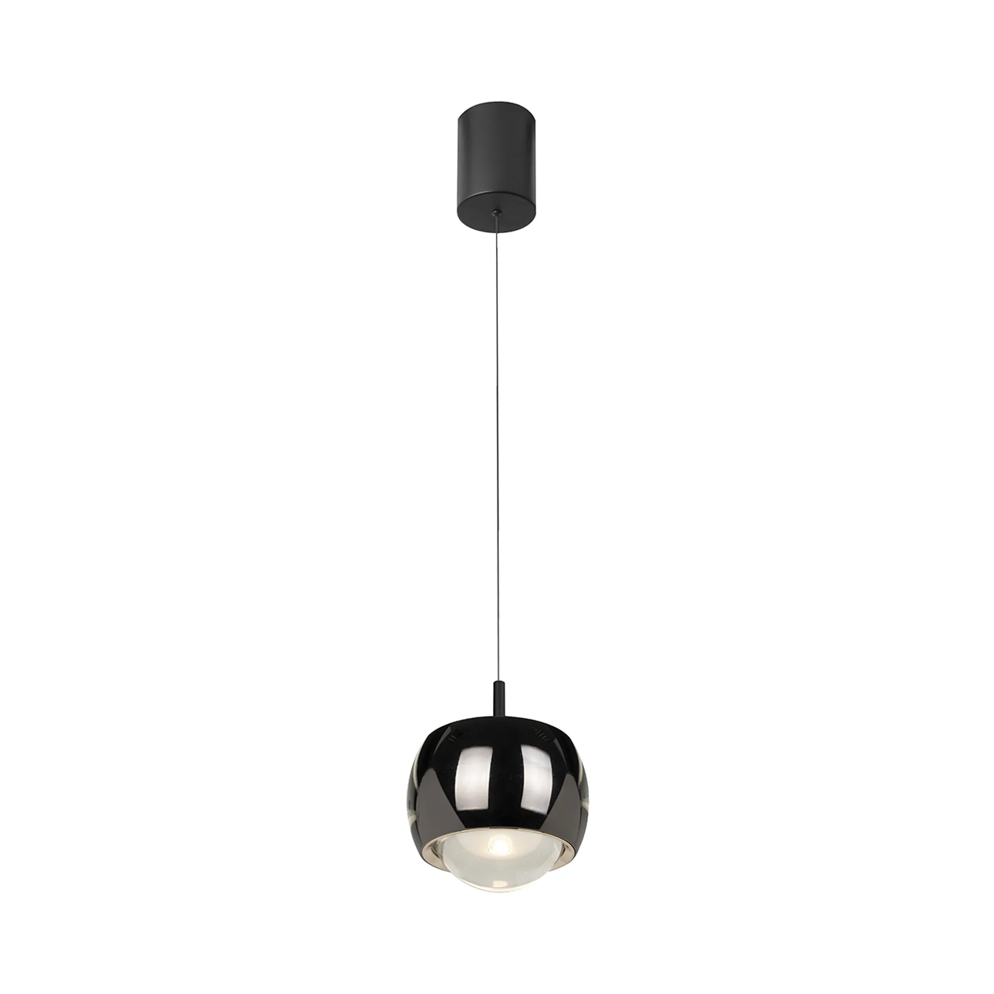 Roller Rise And Fall Pendant 12W LED Chrome M8407  Mantra Roller